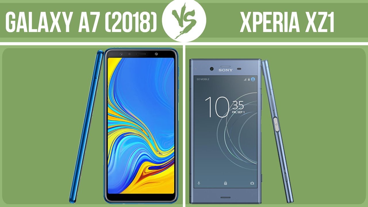 Samsung Galaxy A7 (2018) vs Sony Xperia XZ1 ✔️
