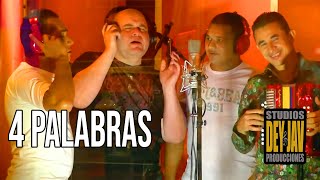 CUATRO PALABRAS - GUARDIANES DEL AMOR FEAT LOS AMANTES DEL VALLENATO - Video Oficial