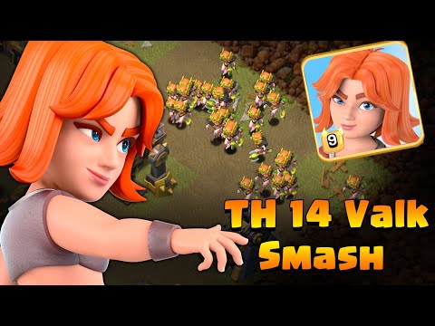 TH14 Valkyrie Smash Attack Clash of Clans