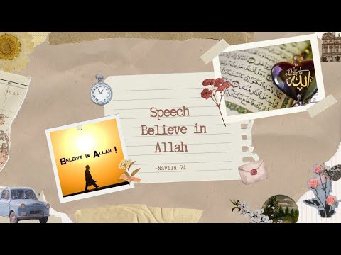 Speech Believe in Allah
