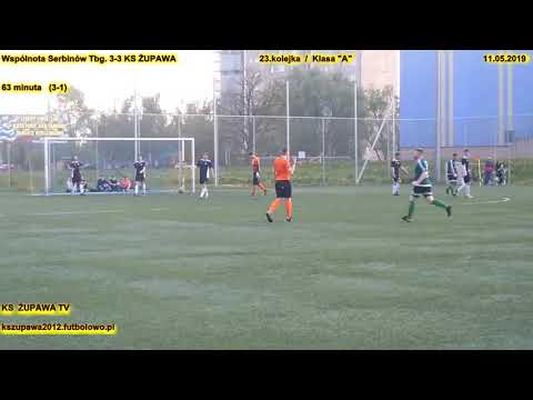 Wspólnota Serbinów 3-3 KS Żupawa (3-1 Furdyna Łukasz) 11.05.2019
