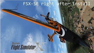 FSX-SE right after install