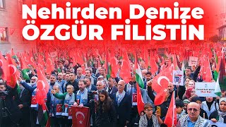 Isparta Tek Yürek Oldu: Nehirden Denize Özgür Filistin Yürüyüşü!