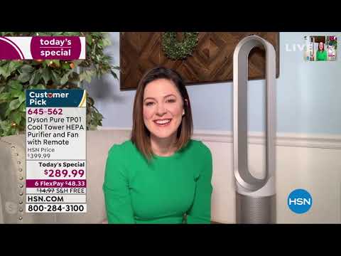 Dyson Pure TP01 Cool Tower HEPA-Luftreiniger und Ventilator mit Re...