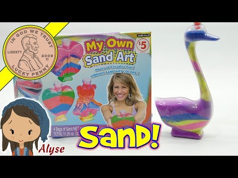 My Own Sand Art Crafting Kit By Creative Kids - Crafting With Alyse Video
