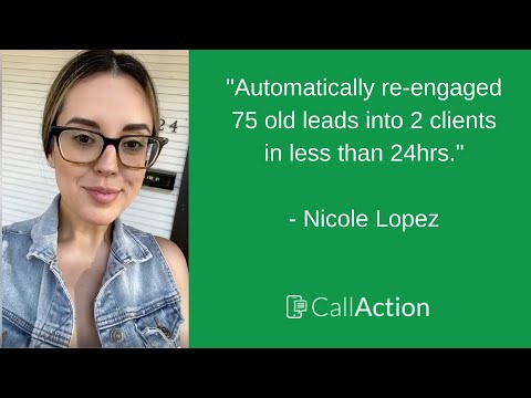 Real Estate Lead Follow Up: CallAction review from top real estate agent Nicole Lopez