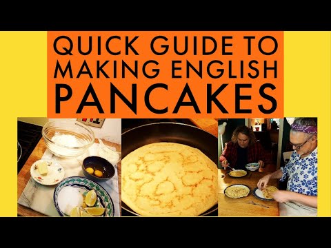 Quick and Easy English Pancakes | Shrove Tuesday Pancake Day