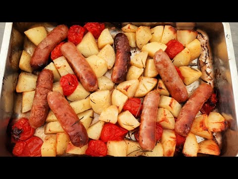 Easy Oven Roasted Sausage & Potatoes Recipe