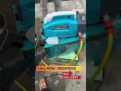 135 Bar Full Pressure Pump😵? | AS-10 Natraj Super Jet pump | New Technology foam shampoo Washing