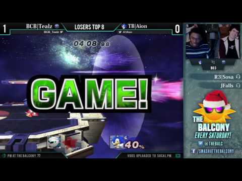 PM @ the Balcony 77 - Losers Top 8 ft. TB|Aion (Sonic) VS BCB|Tealz (Metaknight)