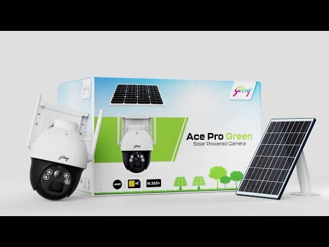 Godrej Ace Pro Green 4mp 4g Solar Powered Camera