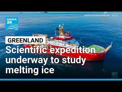 Scientists study Greenland's melting ice