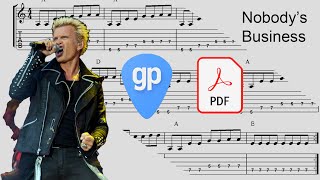 Billy Idol -  Nobody&#39;s Business Guitar Tabs [TABS]