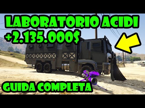 HOW TO MAKE MONEY WITH THE ACID LABORATORY GTA 5 ONLINE ITA