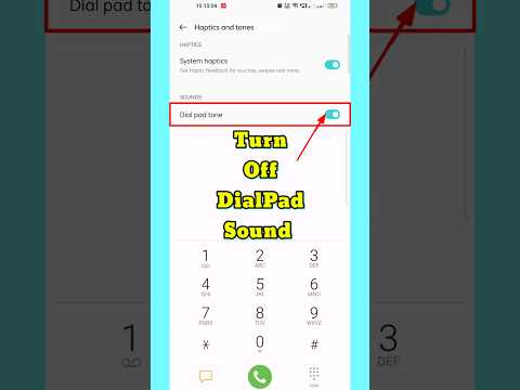 How to turn Off Dialling keypad Sound || #viral #tech #shorts
