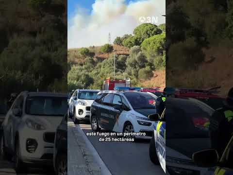 🔥Confinados dos barrios de Barcelona por un incendio