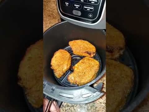 Air Fried Parmesan BBQ Crusted Porkchops