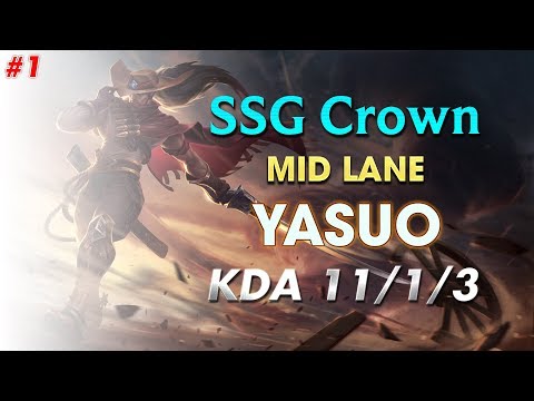 [Highlights] SSG Crown - Yasuo vs Cassiopeia | Thách Đấu Hàn