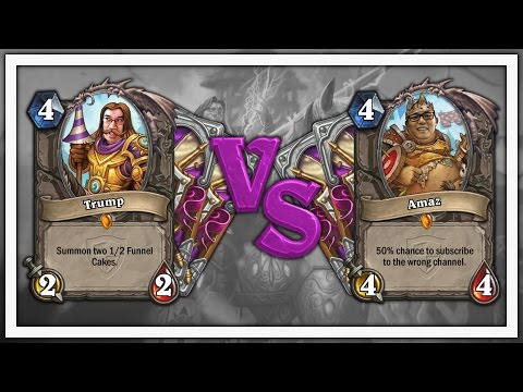 Hearthstone: TGT Showdown - Trump vs Amaz - Deck Creation