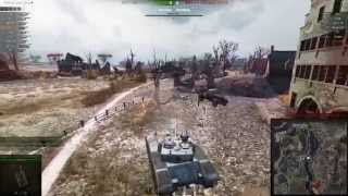 World of Tanks BatChatillon 25t 8500 урона