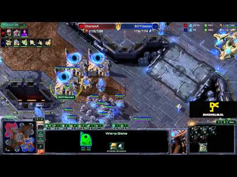 BOTGemini vs CharismA [PvZ] #SC2 #HOTS
