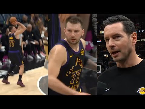 Luka Doncic triple double in first half vs Wizards & JJ says "sometimes he gets bored" 😂