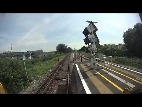Cab ride London Bridge - Beckenham Junction via Tulse Hill Class 455 8 car Drivers eye view Southern