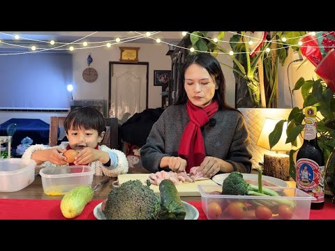 Cook dinner with us😇