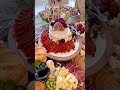 Fall grazing table for a first birthday | Beautiful day on Cape Cod #grazingtable #food