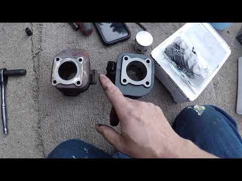 Yamaha BWS Zuma 70cc Cylinder upgrade for more performance and power. Higher top speed!
