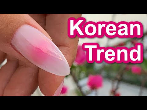 Korean Nail Art Trend – BLUSH Nails 😊 Circular Ombre Tutorial