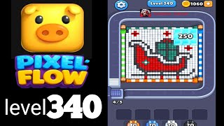 Pixel flow Level 340 Guide | Walkthrough Solution