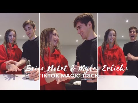 Briar Nolet & Myles Erlick- TikTok Magic Trick (1) #Shorts
