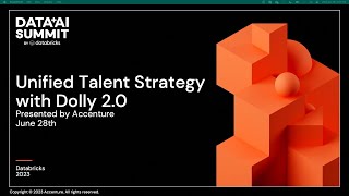 How We Made a Unified Talent Solution Using Databricks Machine Learning, Fine-Tuned LLM & Dolly 2.0