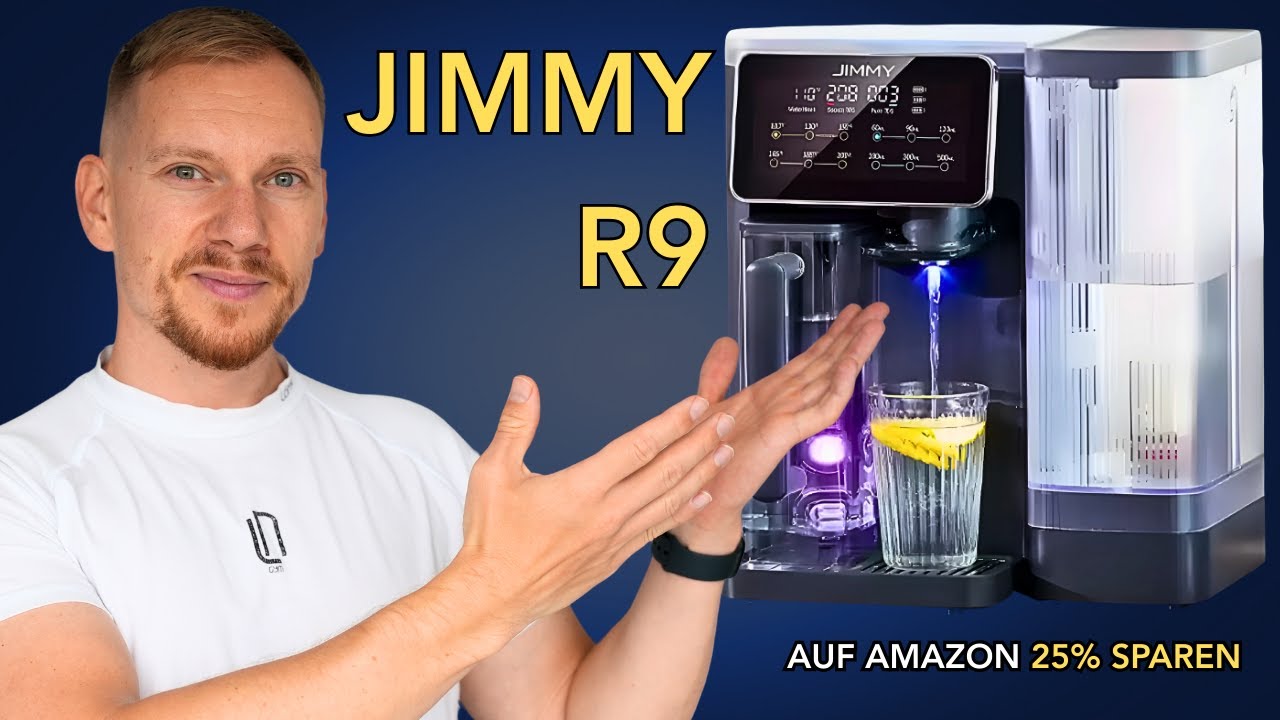 Wasserfilter im Test: JIMMY R9 Auftisch Osmoseanlage mit TDS-Messung & PH-Vergleich - Benedikt Keck Longevity Video (10:10)