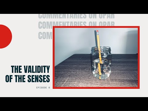The Validity of the Senses - Commentaries on OPAR 6