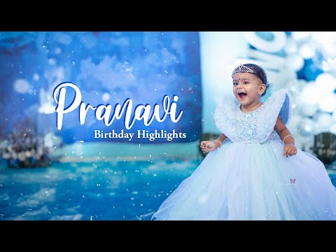 Pranavi 1st Birthday 🎂🎉  Highlights 4k Video  ||  📸 My Captures Photography  +91 9157888899