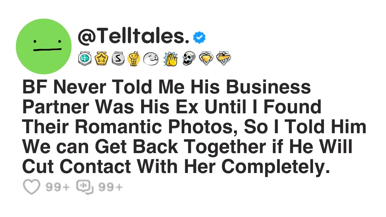 BF Never Told Me His Business Partner Was His Ex Until I Found Their Romantic Photos, So I Told....