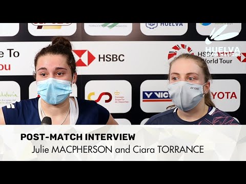 Julie MACPHERSON and Ciara TORRANCE - Post-match interview after quarterfinals