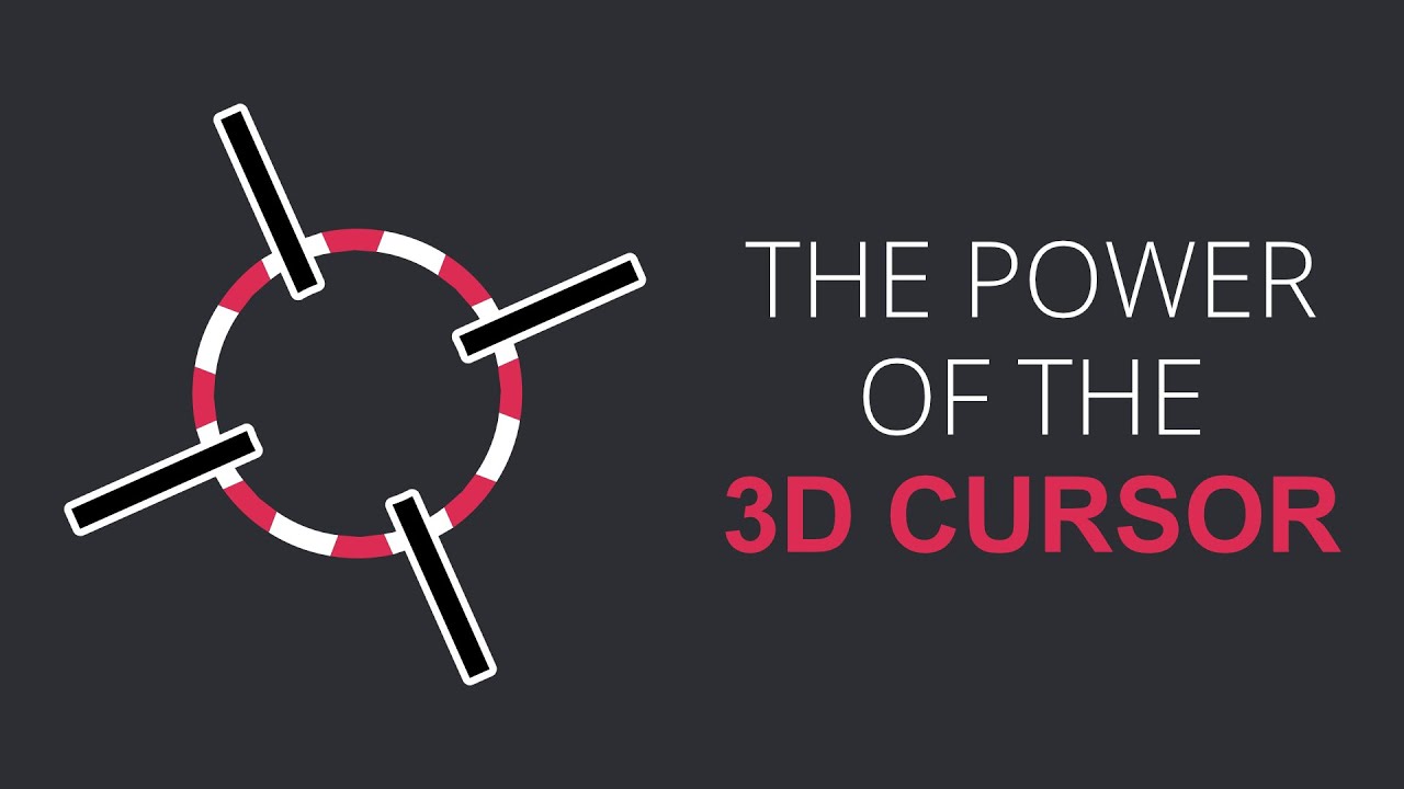 The Power of the 3D Cursor - Tutorial