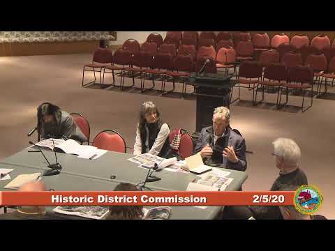 Historic District Commission 2.5.2020