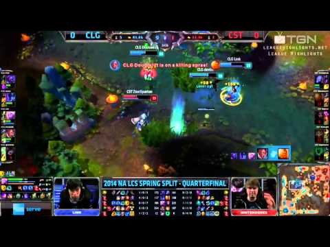 NA LCS Doublelift with a Lucian snipe