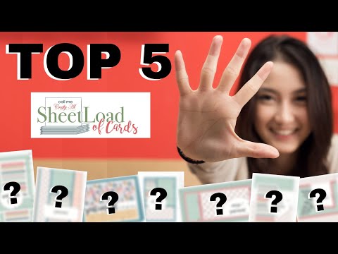 use your scraps | TOP 5 sheetload card templates | tips & tricks