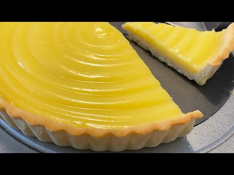 DELICIOUS and EASY Lemon Tart Recipe, How to make LEMON TART SHELL and LEMON CURD filling at home