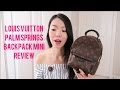 LOUIS VUITTON PALM SPRINGS BACKPACK MINI REVIEW WEAR TEAR HOW I PACK IT FashionablyAMY