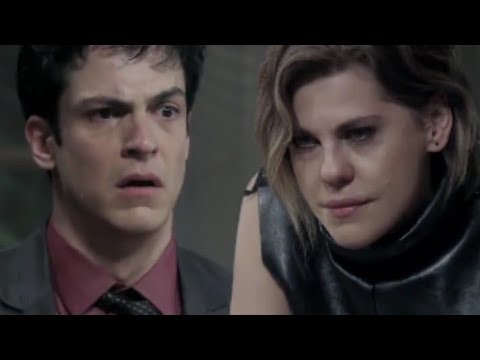 Rastros de Mentiras - Edith revela a todos que Felix es gay /Felix golpea a Edith