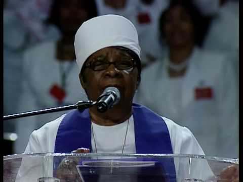 Mother Willie Mae Rivers of the COGIC SINGS 102ND HOLY CONF MEMPHIS TN 2009