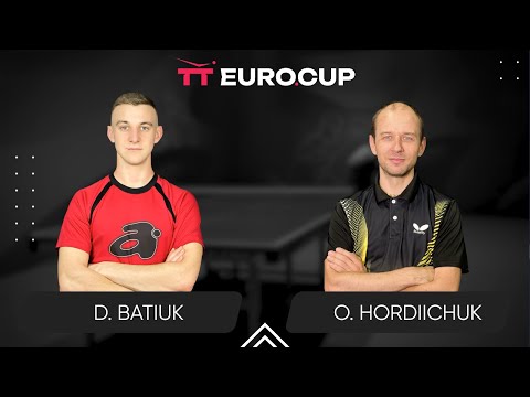 11:15 Dmytro Batiuk - Oleksandr Hordiichuk 02.09.2025  TT Euro.Cup Ukraine Master. TABLE 4
