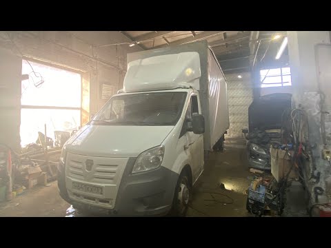 Установили очередную МКПП 6-ст Мерседес Спринтер на Газель Некст с двигателем Cummins 2,8
