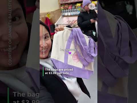 New Trader Joe's canvas tote bag has shoppers in a lavender haze